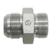 Stainless Steel, SAE J514 37° Flare Metric Type (D) Bonded Seal Port/Line Connector, 3/8" Male JIC x M12X1.5 Male Metric 60° Line/Port