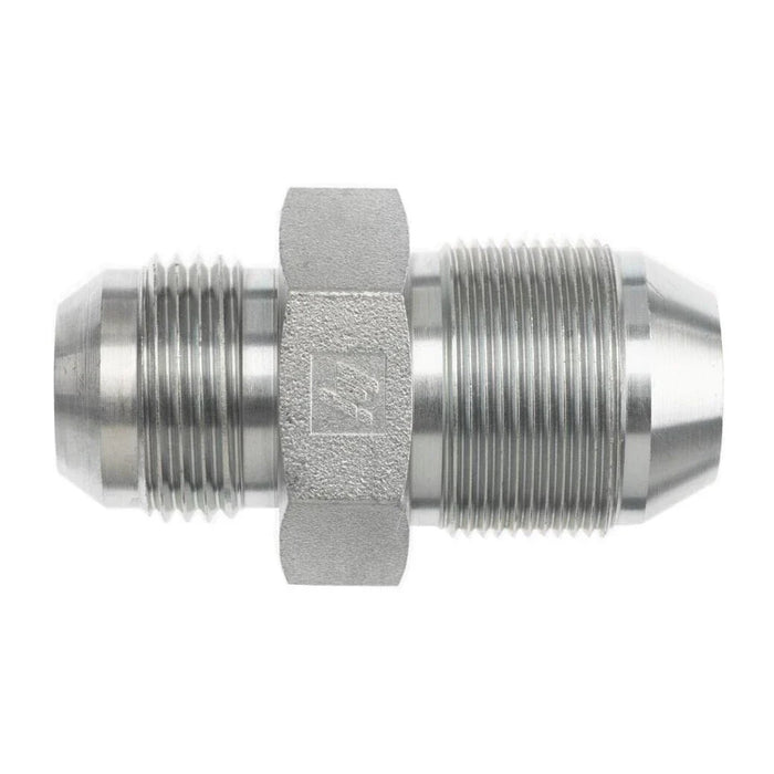 Steel, SAE J514 37° Flare Male Komatsu Adapter, 1" Male JIC x M33X1.5 Male Komatsu