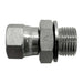 Stainless Steel, SAE J514 37° Flare Swivel BSPP Type (D) Bonded Seal Port/Line Connector, 5/8" Female JIC Swivel x 3/4-14 Male BSPP 60° Line/Port