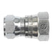 Steel, SAE J514 37° Flare Swivel BSPP Connector, 1" Female JIC Swivel x 1-1/4-11 Female BSPP Swivel