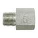 Brass, SAE J476 Rigid Pipe Male BSPT Adapter, 1/2" Female NPTF x 1" Male BSPT 30°
