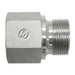 Steel, SAE J476 Rigid Pipe Metric Type (D) Bonded Seal Port/Line Connector, 1/2" Female NPTF x M22X1.5 Male Metric 60° Line/Port
