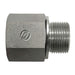 Steel, SAE J1926 O-Ring Boss Rigid BSPP Type (D) Bonded Seal Port/Line Adapter, 7/16-20 Female ORB x 1/8-28 Male BSPP 60° Line/Port