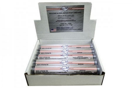 MRO Solutions Solution 50 Steel Repair Epoxy Compound 4 oz Stick