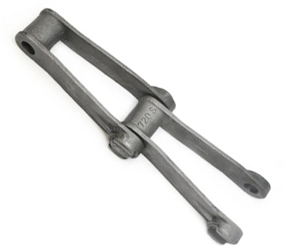 Engineering Chain, Cast Pintle, 720 Pitch, Chain, Carbon Steel, 6" Pitch, 1 Strand,