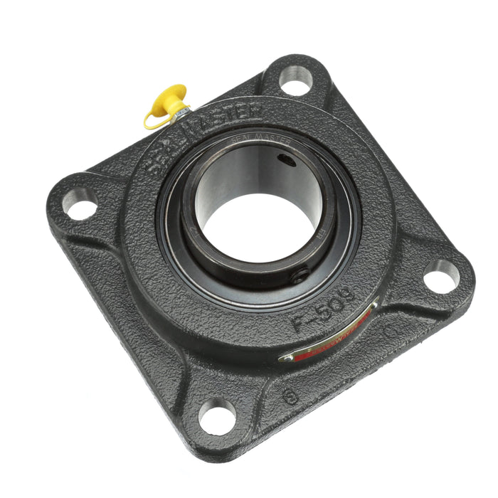 Sealmaster SF-32R HT Mounted Ball Bearings, Black Oxide Bearing, 4 Bolt Flange Bearings, 2" Diameter, Cast Iron Housing, Set Screw Locking, Nomex Seal, High Temperature Seal, High Temperature Grease, Wide Inner Race