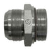 Steel, SAE J514 37° Flare Male Metric (ISO 6149) Port Connector, 5/8" Male JIC x M22X1.5 Male Metric ORB