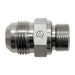 Stainless Steel, SAE J514 37° Flare Male Metric (Type E) Port Connector, 3/8" Male JIC x M12X1.5 Male Metric ED Seal