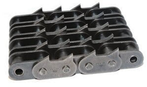 Specialty Chain, Sharptop Chain, 80 Pitch, Chain, Carbon Steel, 1" Pitch, 4 Strands,