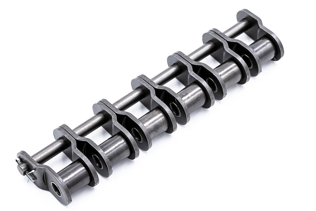 Roller Chain, ANSI Standard, 80 Pitch, Part, Carbon Steel, 1" Pitch, 6 Strands,