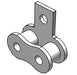 Roller Chain, ANSI Attachment, 80 Pitch, Part, 600 Stainless , 1" Pitch, 1 Strand, SA-1, 