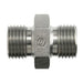 Steel, ISO 9974 Metric Port/Line Nipple, M14X1.5 Male Metric 60° x M14X1.5 Male Metric 60°