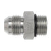 Steel, JIS B0202 Flare Male O-ring Boss Port Connector, 3/8-19 Male JIS x 3/4-16 Male ORB