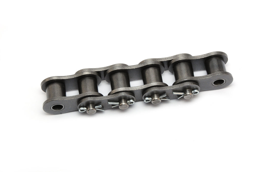 Roller Chain, ANSI Standard, 80 Pitch, Chain, Carbon Steel, 1" Pitch, 1 Strand,