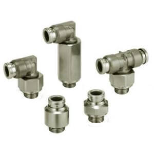 KQB2S08-G02 Fitting, Nickel Plated Brass