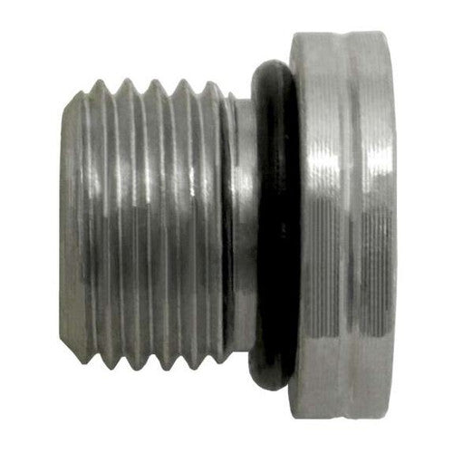Steel, ISO 6149 Metric O-Ring Boss Hollow Hex Port Plug, M48X2.0 Male Metric ORB