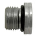 Steel, ISO 6149 Metric O-Ring Boss Hollow Hex Port Plug, M12X1.5 Male Metric ORB