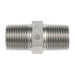 Steel, ISO 7-1 (Type R) BSPT Hex Nipple, 1-1/2" Male BSPT 30° x 1-1/2" Male BSPT 30°