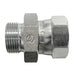 Stainless Steel, ISO 1179 BSPP Port/Line Swivel Connector, 1-1/4-11 Male BSPP 60° Line/Port x 1-1/2-11 Female BSPP Swivel
