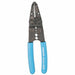CHANNELLOCK Wire Stripper, 8-1/4 in L, 10 AWG to 22 AWG, Blue Handle