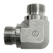Steel, ISO 8434-6 60° Cone Male BSPP Union 90° Forged Elbow, 1-11 Male BSPP 60° x 1-11 Male BSPP 60°