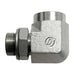 Steel, ISO 1179 Adjustable (Type H) Female BSPP Rigid Port 90° Elbow, 1-11 Male BSPP Adjustable ORR x 1-11 Female BSPP