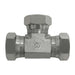 Steel, ISO 8434-6 60° Cone Female BSPP Swivel Union Tee, 1-1/4-11 Female BSPP Swivel