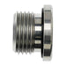 Steel, ISO 1179 (Type E) BSPP ED Seal Hollow Hex Port Plug, 1/4-19 Male BSPP ED Seal