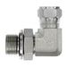 Steel, ISO 1179/ISO 8434-6 Male Adjustable x Female Swivel 90° Elbow, 1-11 Male BSPP Adjustable ORR x 1-11 Female BSPP Swivel
