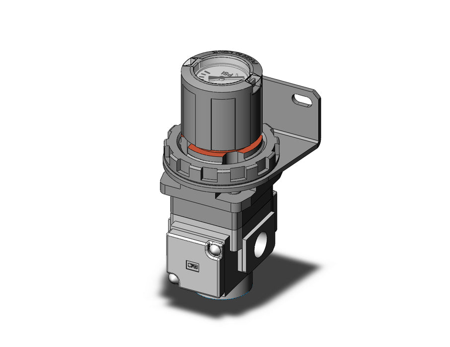 ARG20-N02BG1-Z REGULATOR W/ BUILT IN PRESSURE GAUGE