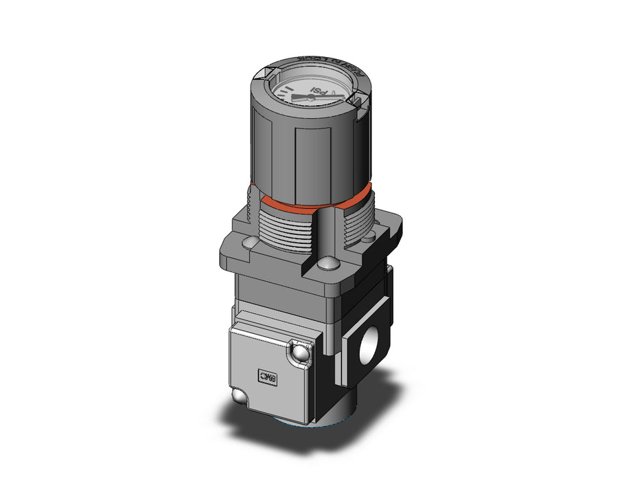 ARG20-N02G1-1Z REGULATOR W/ BUILT IN PRESSURE GAUGE