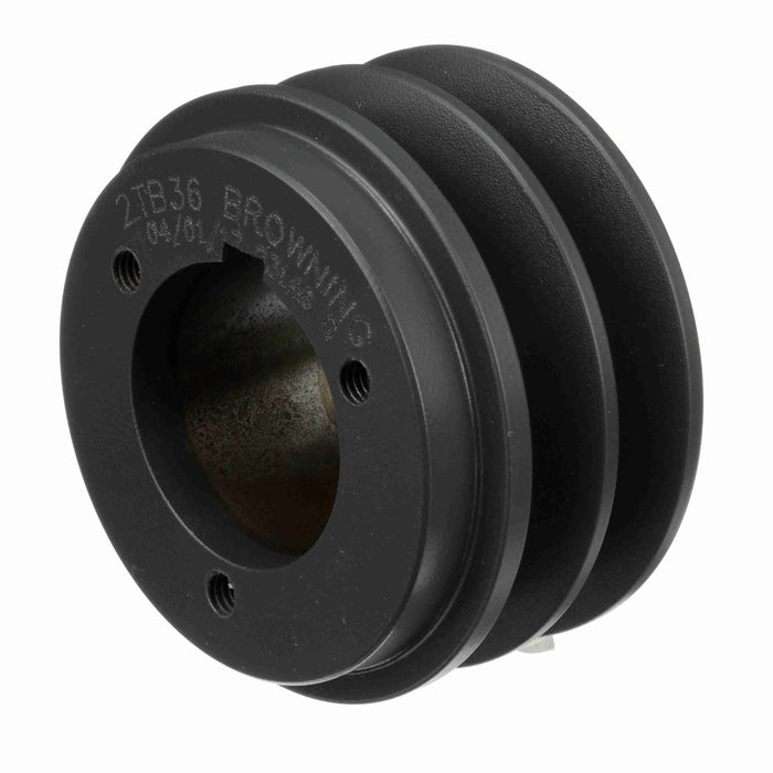 2 Groove Cast Iron Bushed Bore Multiple Sheave