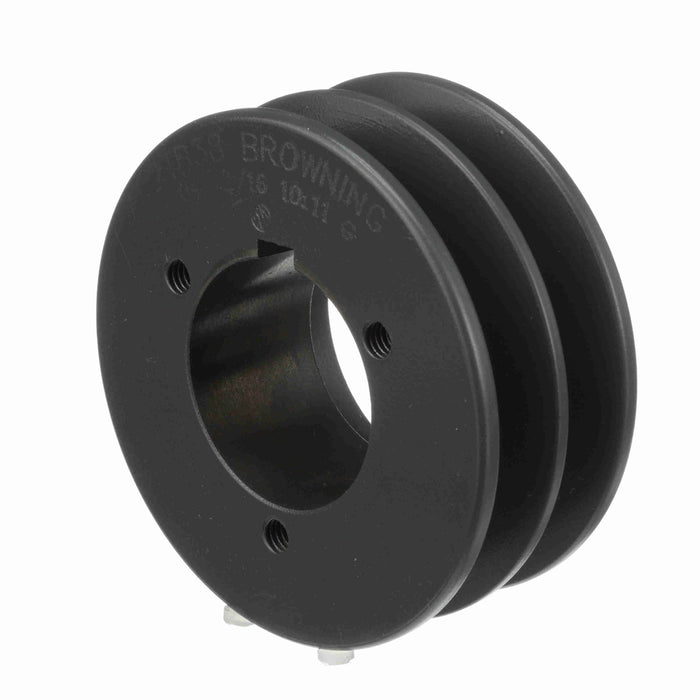 2 Groove Cast Iron Bushed Bore Multiple Sheave