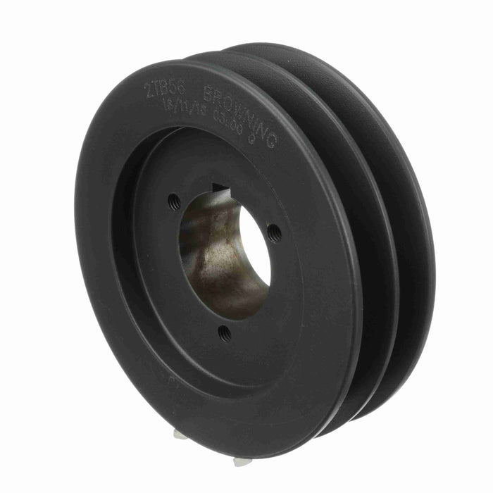 2 Groove Cast Iron Bushed Bore Multiple Sheave
