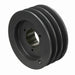 3 Groove Cast Iron Bushed Bore Multiple Sheave