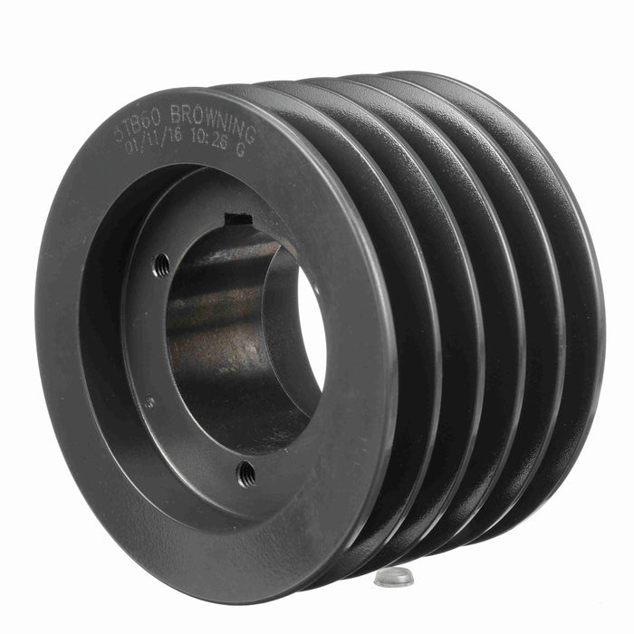 5 Groove Cast Iron Bushed Bore Multiple Sheave