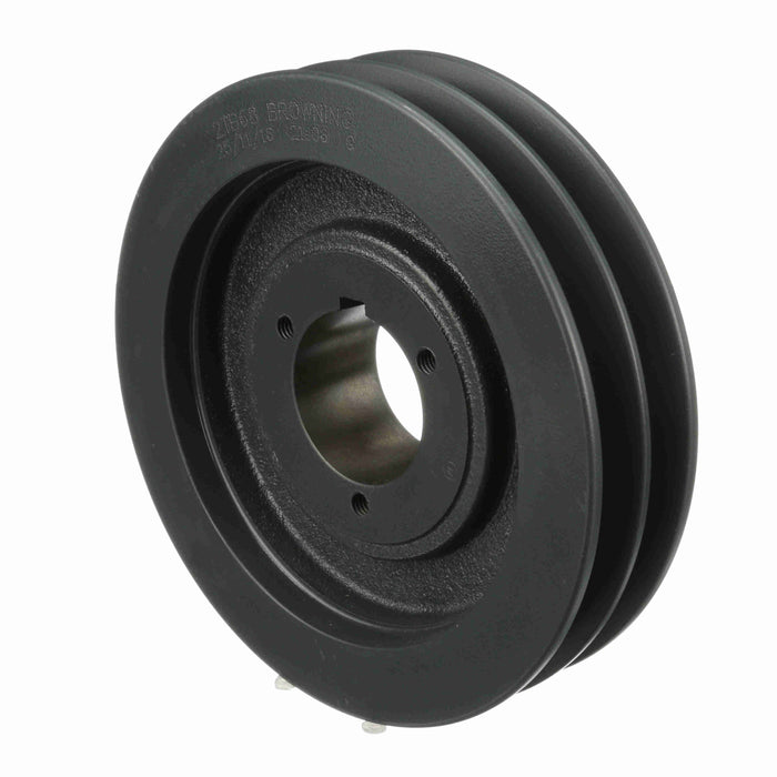 2 Groove Cast Iron Bushed Bore Multiple Sheave