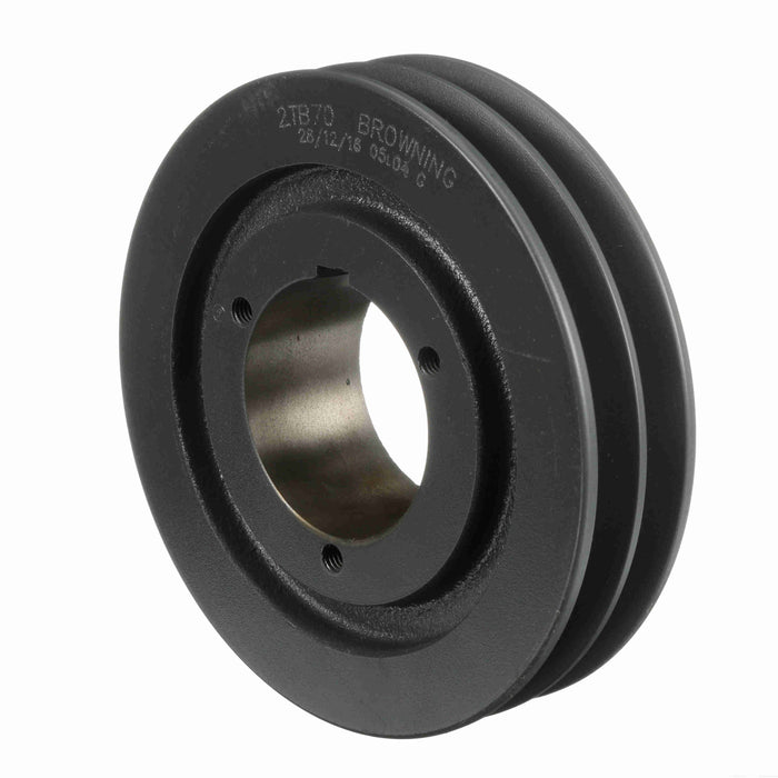 2 Groove Cast Iron Bushed Bore Multiple Sheave