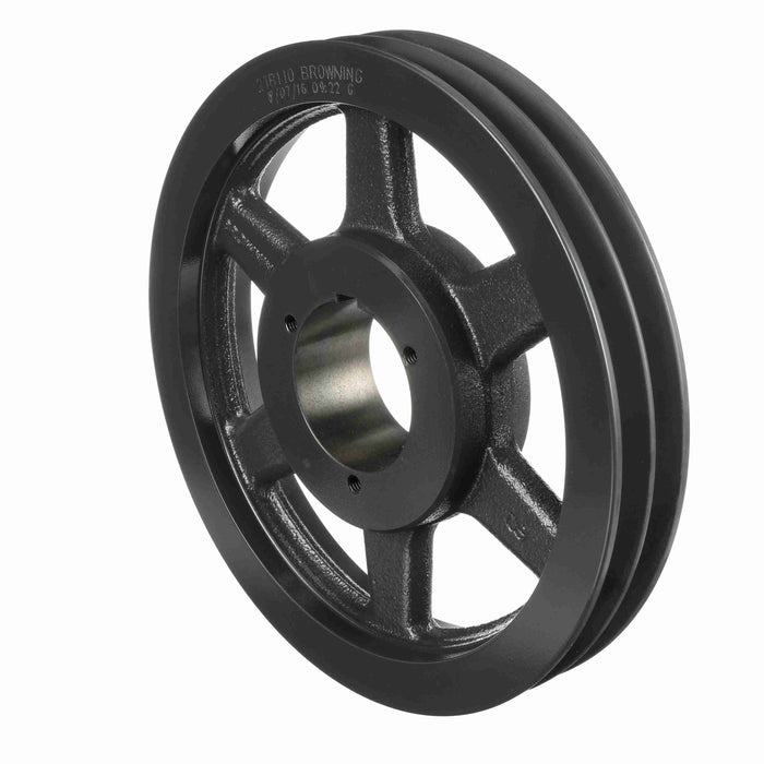 2 Groove Cast Iron Bushed Bore Multiple Sheave