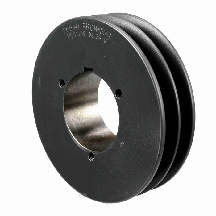 2 Groove Cast Iron Bushed Bore Multiple Sheave