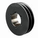 2 Groove Cast Iron Bushed Bore Multiple Sheave