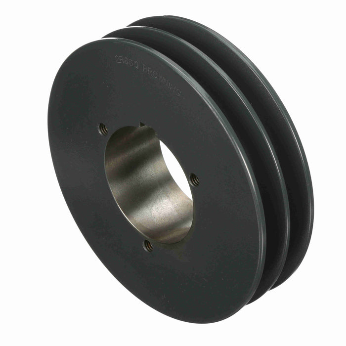 2 Groove Cast Iron Bushed Bore Multiple Sheave