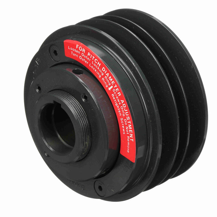 2 Groove Cast Iron Finished Bore Multiple Variable Pitch Sheave