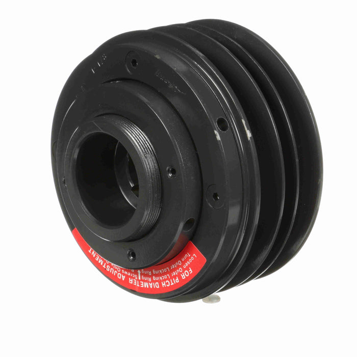 2 Groove Cast Iron Finished Bore Multiple Variable Pitch Sheave