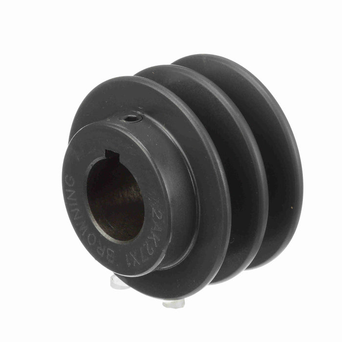 2 Groove Cast Iron FHP - Finished Bore Sheave
