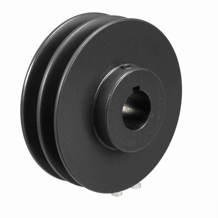 2 Groove Cast Iron FHP - Finished Bore Sheave