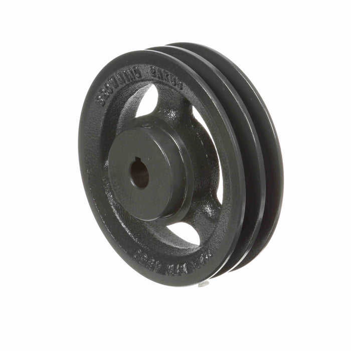 2 Groove Cast Iron FHP - Finished Bore Sheave