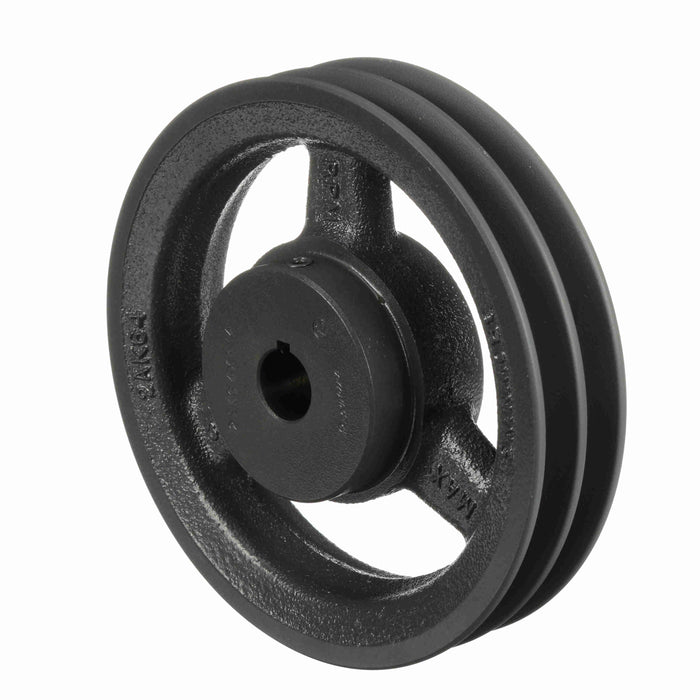 2 Groove Cast Iron FHP - Finished Bore Sheave