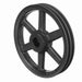 2 Groove Cast Iron FHP - Finished Bore Sheave