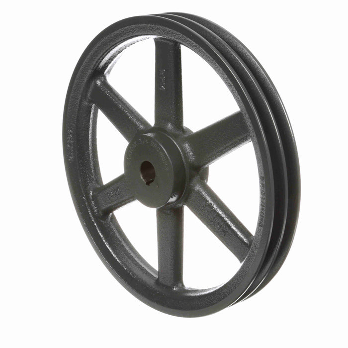2 Groove Cast Iron FHP - Finished Bore Sheave